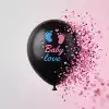 AsilTech Pembe Konfetili Cinsiyet Balonu
