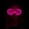 AsilTech Pembe Led Işıklı Parti Gözlüğü - Neon 3 Modlu