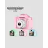 AsilTech Pembe Mini 1080p HD Çocuk Kamera – 8MP, Video Kaydı,TF Kart Destekli
