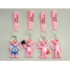 AsilTech Pembe Panter Silikon Anahtarlık