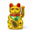 AsilTech Pilli Sallanan Şans Kedisi - Maneki Neko