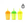 AsilTech Pipetli Bardak - 450 ml - Şeffaf Renkli - Plastik