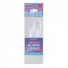 AsilTech Plastik Çatal Seti - 10lu Paket - Beyaz Renk - Kullan At Çatal