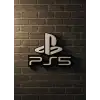 AsilTech PlayStation 5 Logo Duvar Dekoru Minimal Tasarım 16×12 cm