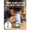 AsilTech PMMA Optik Lensli Kompakt Taşınabilir Mikroskop Yeni Nesil