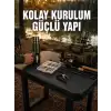 AsilTech Pratik Katlanabilir Masa Kamp Piknik Bahçe ve Karavan Kullanımına Uygun