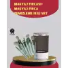 AsilTech Profesyonel 13’lü Makyaj Fırçası + USB Fırça Temizleyici İkili Set