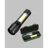 AsilTech Profesyonel 4 Modlu Şarjlı El Feneri | 1300 mAh Batarya | Cree LED Teknolojisi