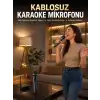 AsilTech Profesyonel Kablosuz Mikrofon Seti Çift Mikrofonlu