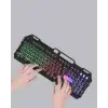 AsilTech Profesyonel Oyuncu Klavye Mouse Seti – RGB Işıklı, Türkçe Q, DPI Ayarlı, Dayanıklı Gövde