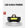 AsilTech Profesyonel Şarjlı LED Kafa Lambası – Uzun Mesafe + Ortam Aydınlatması