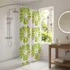 AsilTech PVC Duş Perdesi - Çift Kanatlı - 12 Halkalı - 90x180 cm