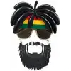 AsilTech Rasta Peruklu Bob Marley Parti Gözlüğü