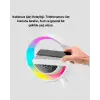 AsilTech Renkli Işıklı 15W Kablosuz Şarjlı Masa Lambası