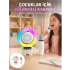 AsilTech Renkli Işıklı Astronot Mini Bluetooth Speaker ve Karaoke Mikrofon