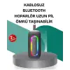 AsilTech Renkli LED Işıklı Kablosuz Hoparlör IP67 Sertifikalı