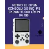 AsilTech Retro El Konsolu 64 GB – 15.000 Oyun, Geniş Platform Desteği, 3.5” IPS Ekran