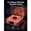AsilTech Retro Saatli Bluetooth Hoparlör – Gece Lambalı Kristal Ses Kalitesi Yeni Nesil