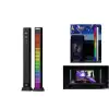 AsilTech RGB Araç Torpido Üstü Sese Duyarlı Ambiyans LED Işık Barı 1 Adet Siyah