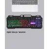 AsilTech RGB Aydınlatmalı Klavye Mouse Seti – USB Bağlantılı, Türkçe Q, Ayarlanabilir DPI, Ergonomik Yapı