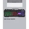 AsilTech RGB Aydınlatmalı Klavye Mouse Seti – USB Bağlantılı, Türkçe Q, Ayarlanabilir DPI, Ergonomik Yapı