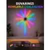 AsilTech RGB Fireworks LED Duvar Aydınlatması Telefon Kontrollü Dekoratif Ortam Işığı