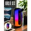 AsilTech RGB Işıklı Bluetooth Hoparlör Güçlü Ses Type-C Şarjlı Taşınabilir Kablosuz Speaker
