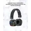 AsilTech RGB Işıklı Katlanabilir Bluetooth 5.3 Kulak Üstü Kulaklık