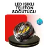 AsilTech RGB Işıklı Sessiz Fanlı Telefon Soğutucu