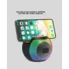 AsilTech RGB Işıklı Taşınabilir Kablosuz Bluetooth Hoparlör