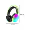 AsilTech RGB Işıklı Yüksek Ses Kaliteli Kablosuz Kulak Üstü Bluetooth Kulaklık
