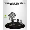 AsilTech Ritme Duyarlı LED Disko Topu – Renkli Işık Gösterili Parti Lambası