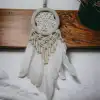 AsilTech Rüya Kovan Dream Catcher Beyaz Kuş Tüylü