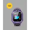 AsilTech S10 Akıllı Çocuk Saati Mor Model Çift Yönlü Konuşma ve SOS Fonksiyonu