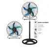 AsilTech Sanayi Tipi Ayaklı Vantilatör - 5 Metal Kanatlı - 18 İnç 46 cm