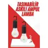 AsilTech Şarjlı Aydınlatma Ampul Tasarımlı Ambians Işık Askılı Kamp Lambası