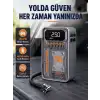 AsilTech Şarjlı Kablosuz Hava Pompası – 150 PSI Basınç, LED Ekran ve 6000mAh Batarya