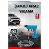AsilTech Şarjlı Oto Yıkama, Bahçe Sulama Tabancası Makinesi Yüksek Basınçlı