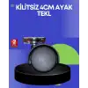 AsilTech Sehpa ve Ekipmanlar İçin 4 cm Kilitsiz Ayak Tekli