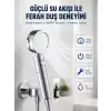 AsilTech Şelale Sisi ve Masaj Özellikli Banyo Duş Başlığı