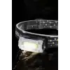 AsilTech Sensör Kontrollü Şarjlı Beyaz LED Kafa Lambası ve El Feneri