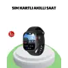 AsilTech Sesli Arama Özellikli SIM Kartlı Siyah Akıllı Saat
