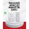 AsilTech Şık Tasarımlı MagSafe Araç Telefon Tutucu Type-C Girişli