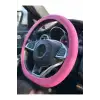 AsilTech Silikon Direksiyon Kılıfı Pembe