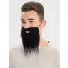AsilTech Siyah Renk Takma Sakal