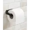 AsilTech Siyah Tuvalet Kağıdı Tutucu Mat Kaplama Banyo Peçetelik