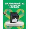 AsilTech Solar Enerjili 20 LED Hareket Sensörlü Duvar Lambası
