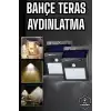 AsilTech Solar Lamba Giriş, Bahçe Yol Avlu Hareket Sensörlü Led Parlak Gece Su Geçirmez
