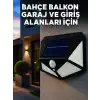 AsilTech Solar LED Bahçe Aydınlatma Lambası 3 Işık Modlu Sensörlü Duvar Tipi Dış Mekan