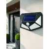 AsilTech Solar LED Bahçe Aydınlatma Lambası 3 Işık Modlu Sensörlü Duvar Tipi Dış Mekan